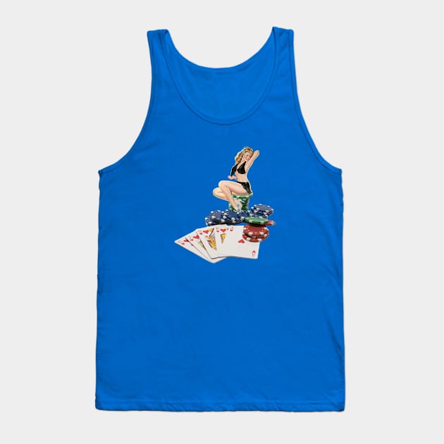 The Royal Flush Tank Top by Dr. Mitch Goodkin